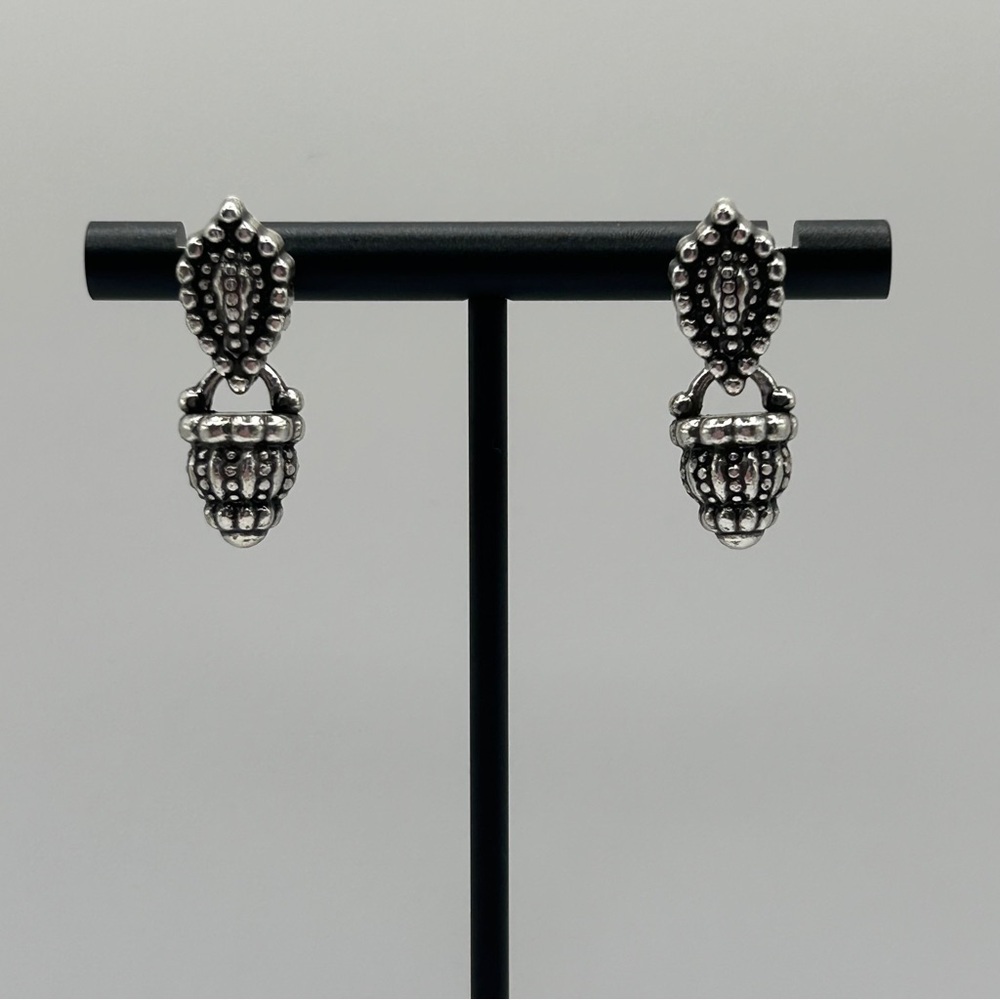 Brighton Vintage Silver Post Earrings